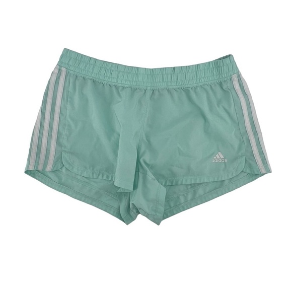 Adidas Seafoam Dri Fit Athletic Shorts Size Medium (12/14) Women’s - Picture 1 of 5